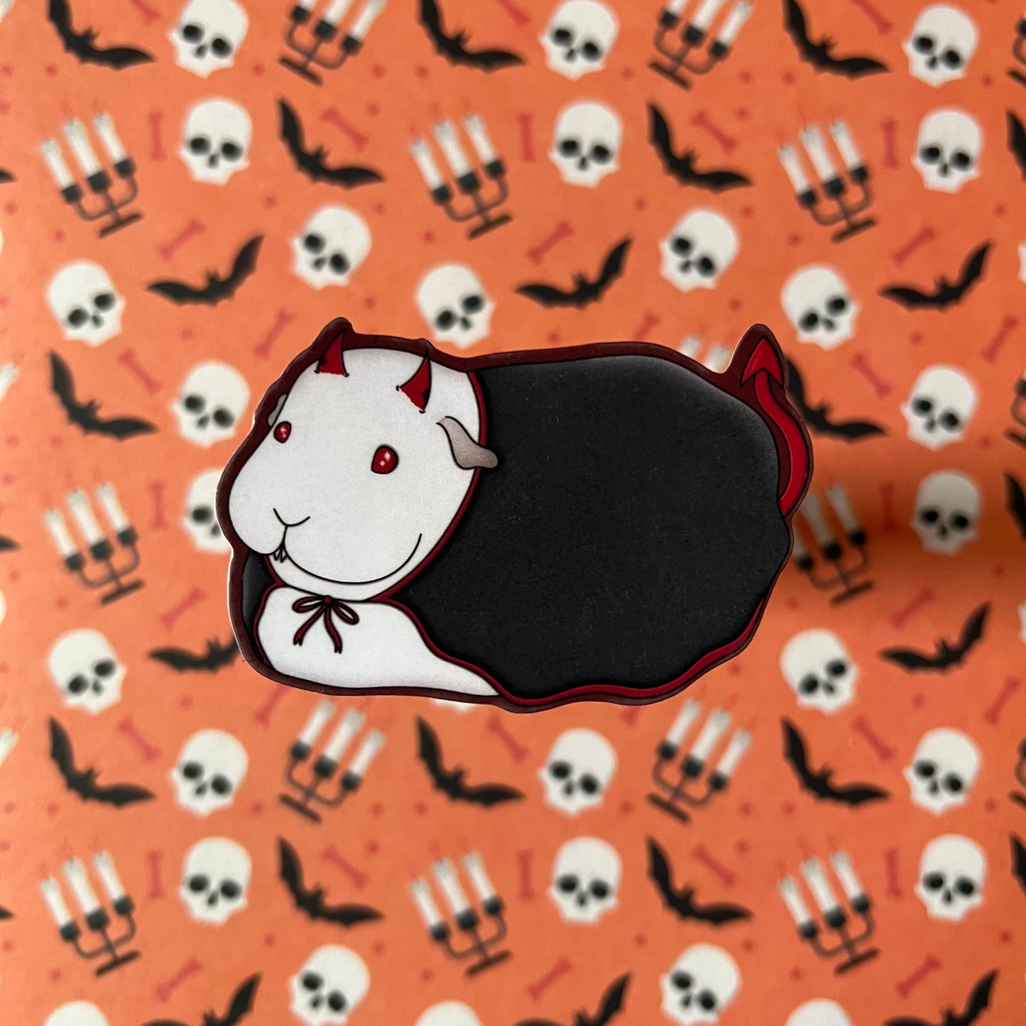 Vampire Guinea Pig Vinyl Sticker