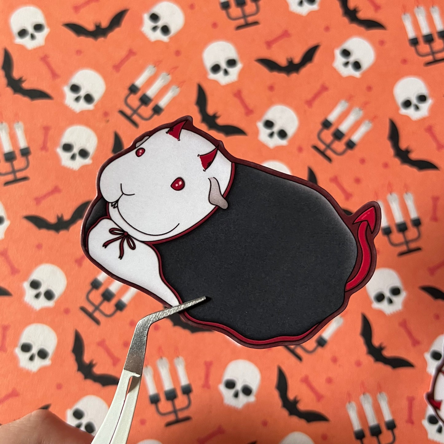 Vampire Guinea Pig Vinyl Sticker